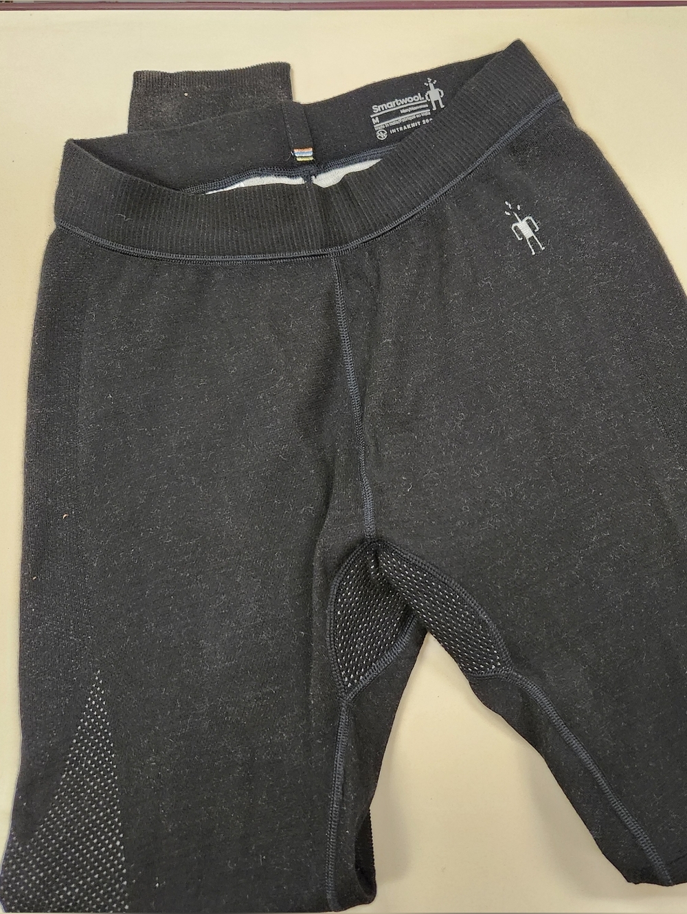 Smartwool Mens Black Merino Base Layer Pants